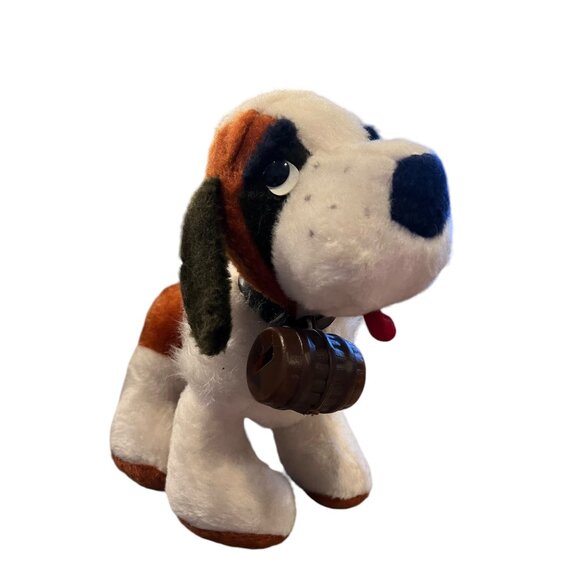 Vintage 1960s Animal Fair Inc Great George St. Bernard Plush‎ W Bank Carnivals - Picture 1 of 12